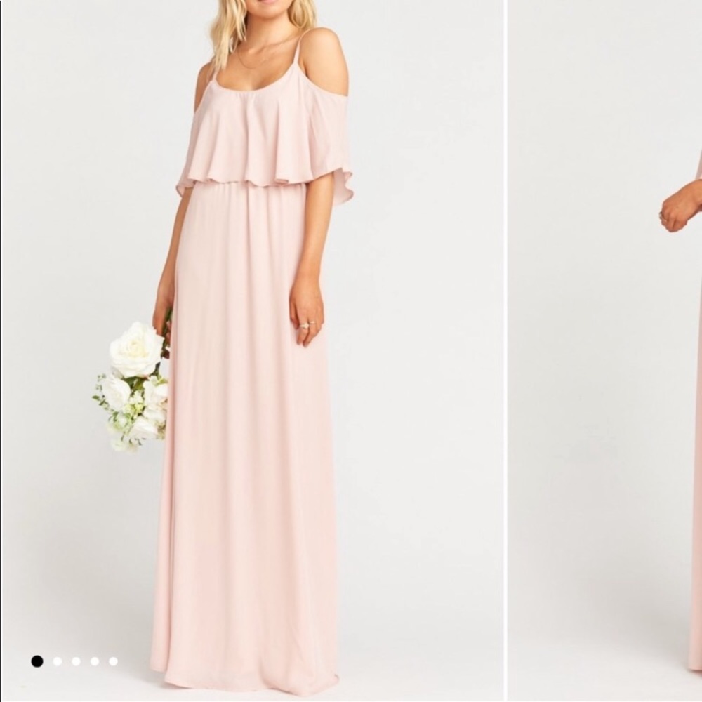 Show Me Your Mumu Caitlin Ruffle Maxi Dress SMALL